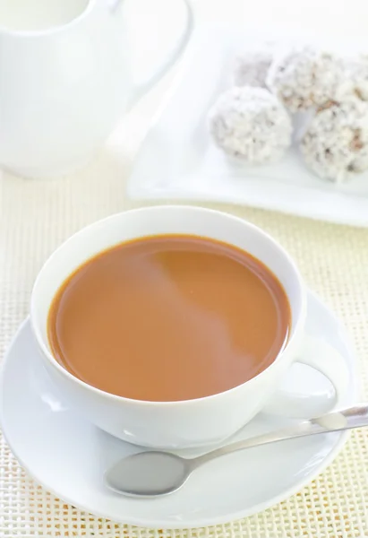 Cocoa with candy — Stock Photo, Image