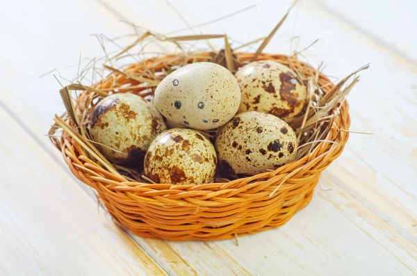 Quail eggs — Stock Photo, Image