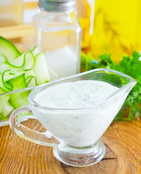 White sauce — Stock Photo, Image