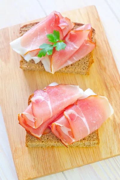 Sandwich au jambon — Photo