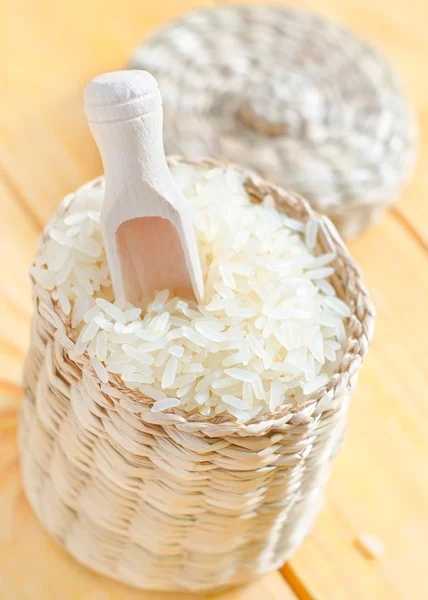 Сырой рис — стоковое фото