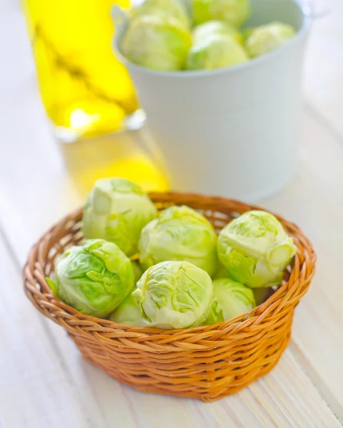 Cavoli cappucci di Bruxelles — Foto Stock