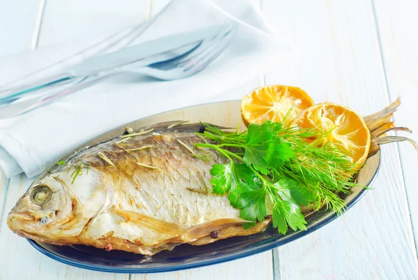 Pesce al forno — Foto Stock