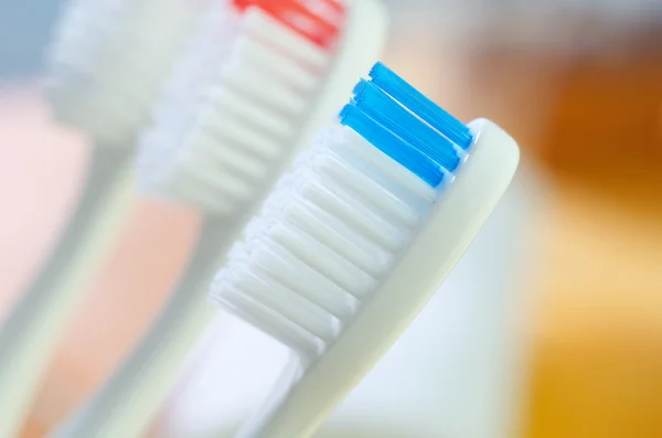 Pocos cepillos de dientes — Foto de Stock