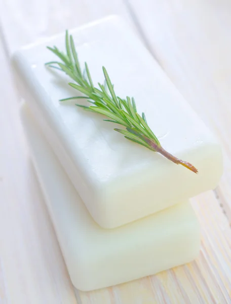 White soap — Stock Photo, Image