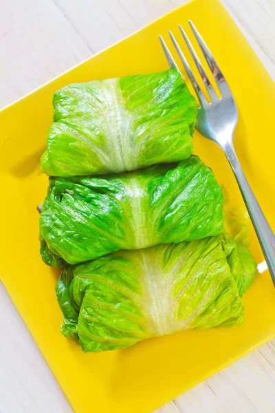 Dolma i en tallrik — Stockfoto