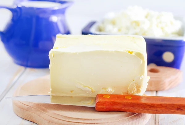 バター、ミルク、コテージ — ストック写真