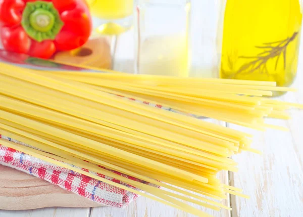 Spaghetti e verdure — Foto Stock