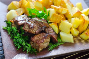 fırında etli patates