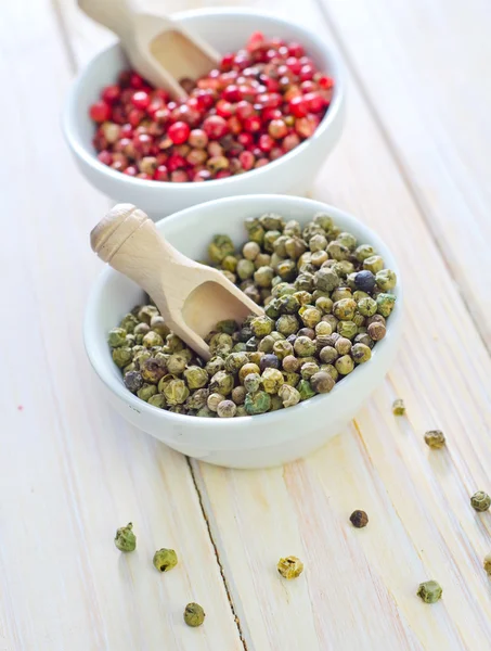 Chili in een kom — Stockfoto