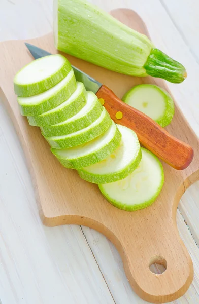 Mark auf einem Holzbrett — Stockfoto