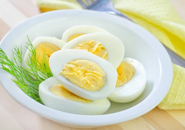 Boiled eggs — Stock Photo, Image