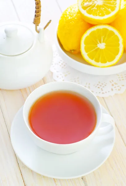 Tea with lemons — Stock Photo, Image