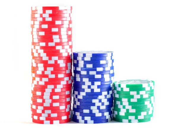 Chips for poker — Stock Photo, Image