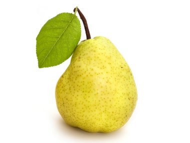 Yellow pear clipart