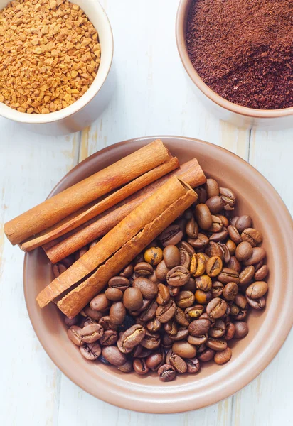 Different kind of coffee — Stock Photo, Image