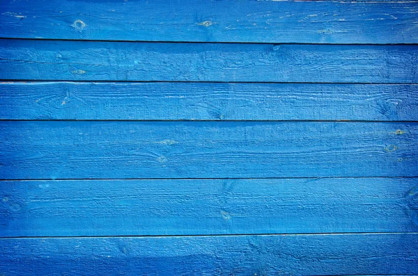 Pared de madera azul — Foto de Stock