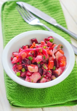 taze vejetaryen salata