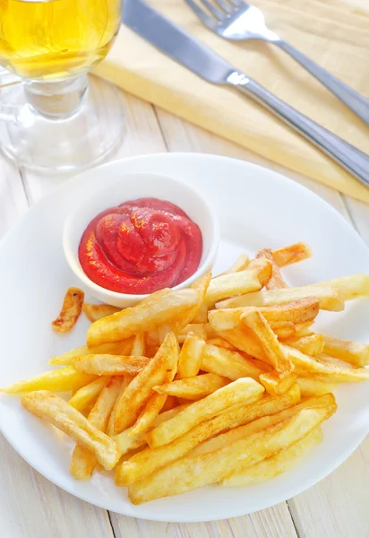 Potato with sauce — Stock Photo, Image