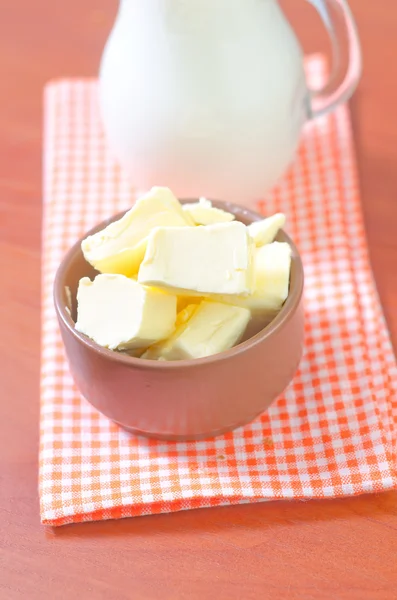 Butter in a bowl — Stock Photo, Image