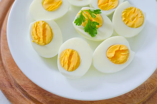 Boiled eggs — Stock Photo, Image