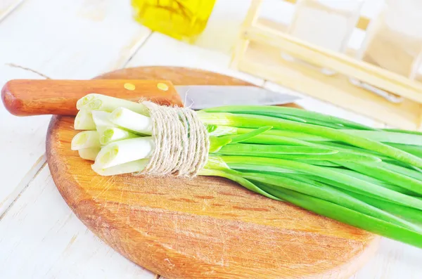 Grüne Zwiebel — Stockfoto