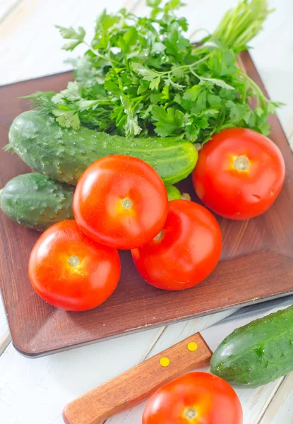 Ingrediënten voor salade — Stockfoto