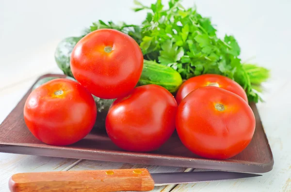 Ingredienser för sallad — Stockfoto