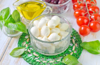 caprese için malzemeler