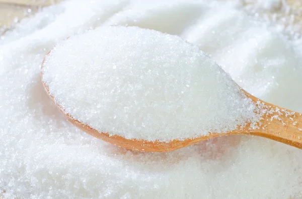 Zahăr alb — Fotografie, imagine de stoc