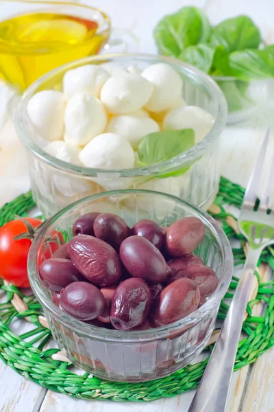 Ingredientes para caprese — Fotografia de Stock