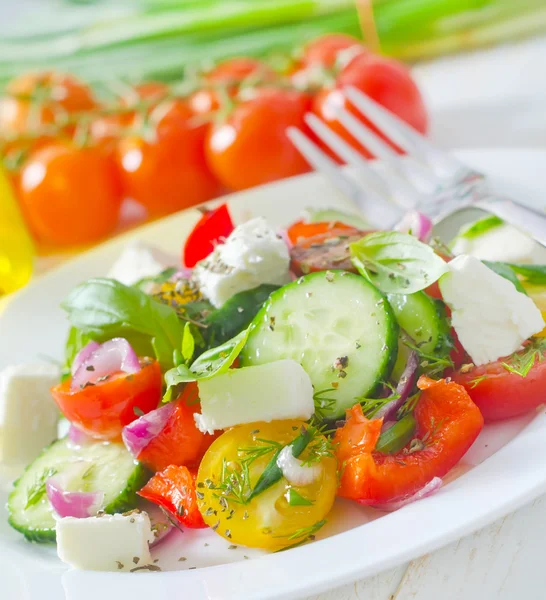 Greek salad — Stock Photo, Image