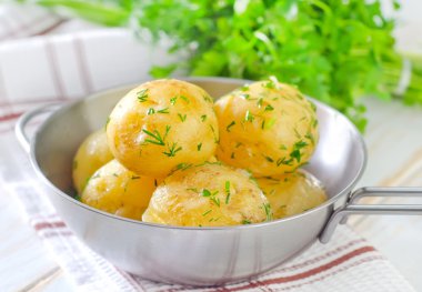 Boiled potato clipart
