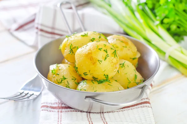 Kokt potatis — Stockfoto