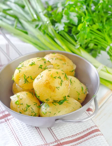 Kokt potatis — Stockfoto