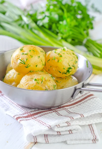 Kokt potatis — Stockfoto