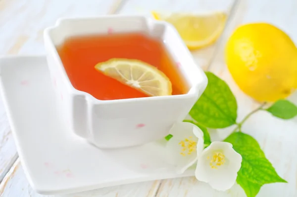 Tea with jasmin — Stock Photo, Image