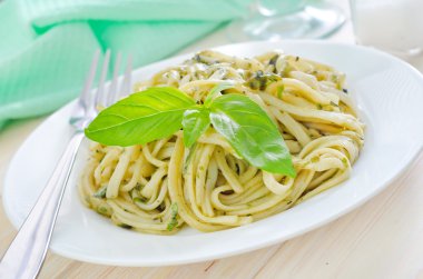 Pesto ile makarna