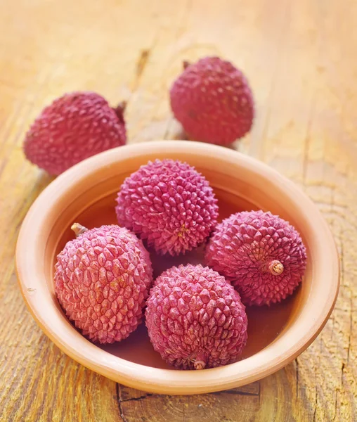 Lichi dans un bol — Photo