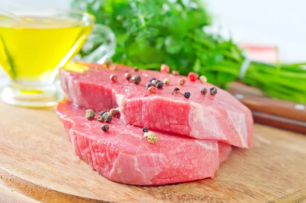 Rohes Fleisch — Stockfoto