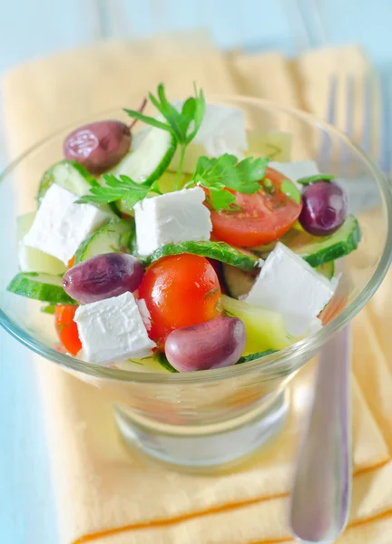 Greek salad — Stock Photo, Image