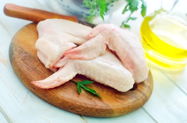 Pollo crudo — Foto Stock