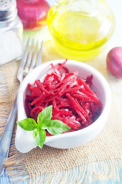 Salad from beet — Stock Photo, Image