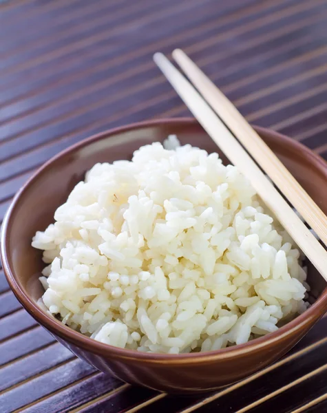 Варёный рис — стоковое фото