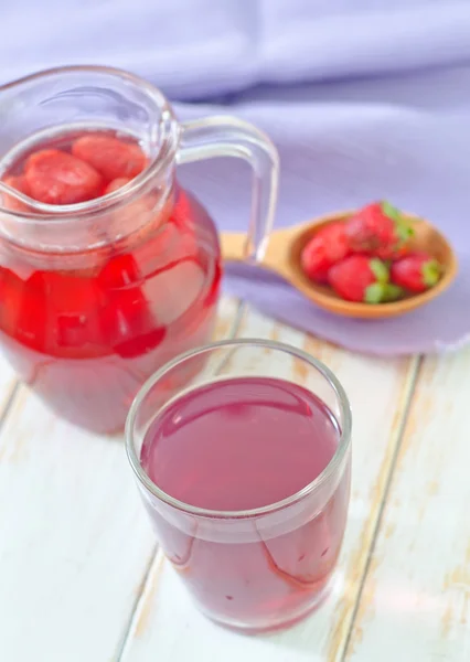 Strawberry juice — Stock Photo, Image