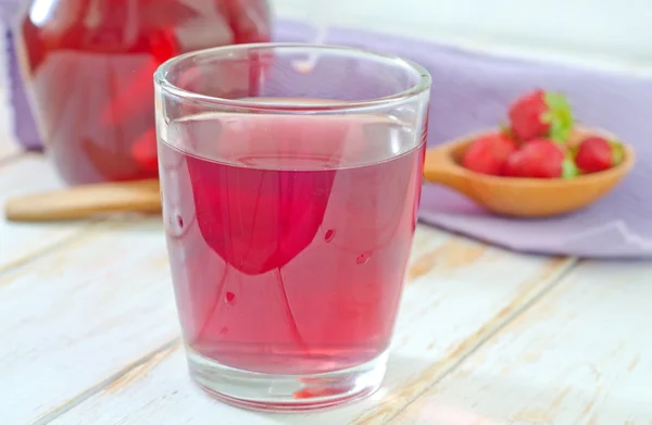 Strawberry juice — Stock Photo, Image