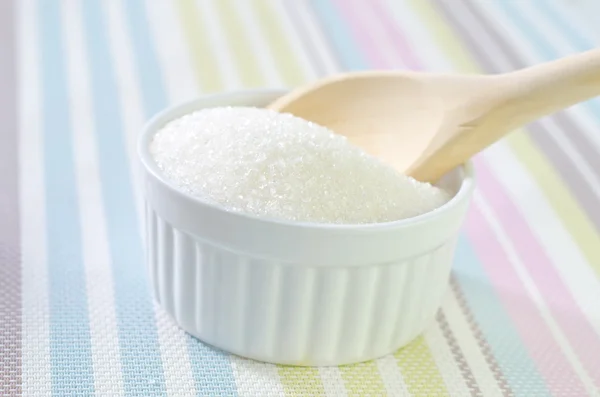 Una ciotola di zucchero — Foto Stock