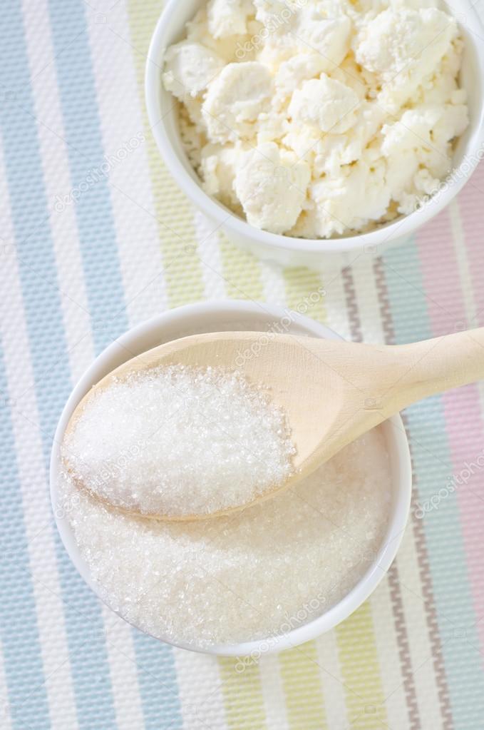 Sugar And Cottage Cheese Stock Photo C Tycoon 26078755