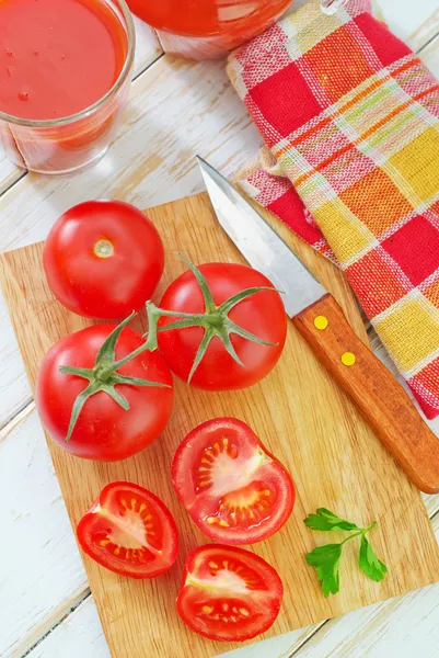 Tomates en rodajas —  Fotos de Stock