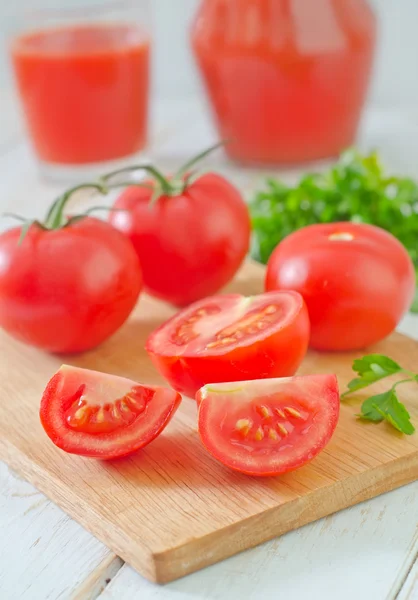 Gesneden tomaten — Stockfoto